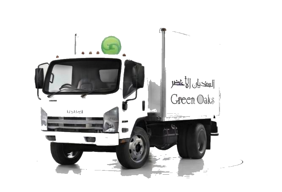 Green Oaks Trading Co. delivery truck